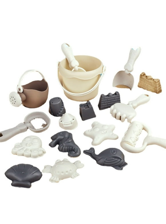 Beach Toys, Small Carts, Buckets, Beach Sets, 30 Pieces of Tools for Children to Play Sand and Water on The Beach