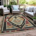 thumbnail image 4 of Dalyn Rugs Machine Washable Indoor/Outdoor Chantille Red 8' x 10' Rug, 4 of 9