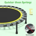 thumbnail image 4 of 60" Trampoline for Kids Age3-12 with Basketball Hoop, SHINPT Recreational Trampolines with Safety Enclosure Net, Mini Outdoor Trampoline with Swing, Easy Assembly, Outdoor, Indoor, 4 of 9