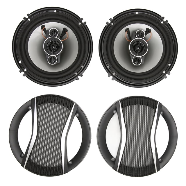 Altavoz Coaxial Para Coche, Altavoces Estéreo Omnidireccionales De 650 W Para Coche, 35 Hz-22000 Hz, Disipación De Calor Para Sistemas De Sonido De Coche