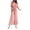 #035-Pink, variant on TaTaai Womens One Shoulder Off Shoulder Solid Color Elastic Waist Jumpsuit Draping Flowing Long Length For Beach Daily Party Wear