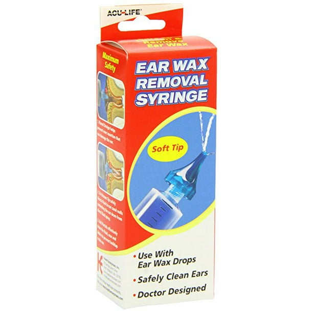 (4-pack) Health Enterprises Ear Wax Removal Syringe-4 Count Pkg