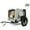 Black+Grey + Steel, variant on Outdoor Heavy Duty Collapsible Pet Bike Trailer with 16-Inch All-Terrain Wheels & Universal Hitch – Foldable Dog/Cargo Carrier Cart for Bicycles, blue+black