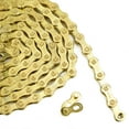 thumbnail image 3 of maskred Carbon Steel Easy To Install Wide Compatibility Bike Chain For Mountain And Road Bikes Stylish gold 9 Speed 1Set, 3 of 6