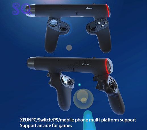 XGUN Somatosensor Gamepad Support PC PS3 PS4 Set including Shooting Handle , Dedicated Data Cable and 2.4G Receiver Gamepadsy