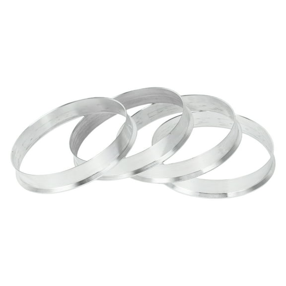 Unique Bargains Hub Centric Rings, 56.1mm ID to 57.1mm OD Vehicle Wheel Hubrings Aluminum Alloy, 4 Pcs