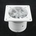 thumbnail image 4 of PIAOCAIYIN 6in Duct 350m³/h 40W 110V Iron Ventilation Fan 50Db, 2800 RPM for Kitchen - White, 4 of 12