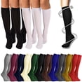 thumbnail image 2 of For Womens Trouser Socks Knee High Dress Comfort Band With Spandex Size 9-11 LOT, 2 of 7
