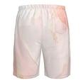 thumbnail image 6 of Disketp Men'S Swim Trunks Hawaiian Breathable Surf Beach Swimsuits Mesh Lining Beach Shorts With Pockets-Pink Marble, 6 of 9