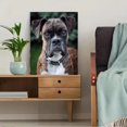 thumbnail image 5 of Brindle Boxer Dog Portrait Canvas Print Wall Art for Living Room Bedroom Office Study Coffee Shop Bar Decor, 5 of 8