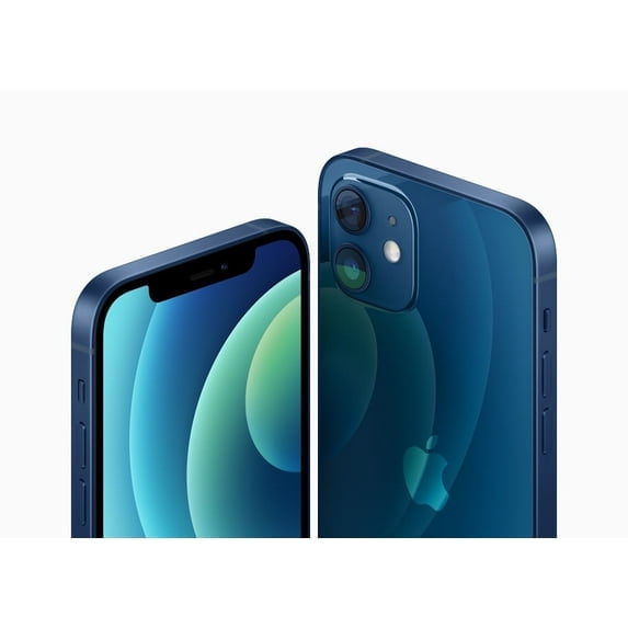Restored Apple iPhone 12 - T-Mobile - 256GB Blue (Refurbished)