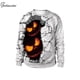 thumbnail image 4 of Sudadera con estampado de Terror para hombre, chándal de cuello redondo, ropa de calle de gran tamaño para Halloween, otoño, 4 of 4