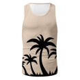 thumbnail image 5 of NOLDARES Men's Classic Tank Tops Sleeveless Workout Tees for Gym Fitness Weekend Casual(Beige,XXXL), 5 of 5