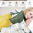 thumbnail image 3 of Pratyus Lemons Flowers Branch Print Throw Blanket, Lightweight Multi-Functional Blanket for All Seasons, Perfect Gift, Easy Care 40x50in, 3 of 6