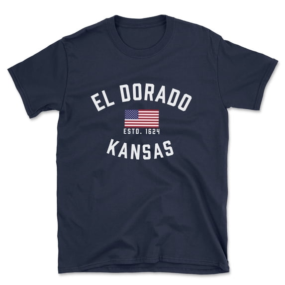 El Dorado Kansas Patriot Men's Cotton T-Shirt