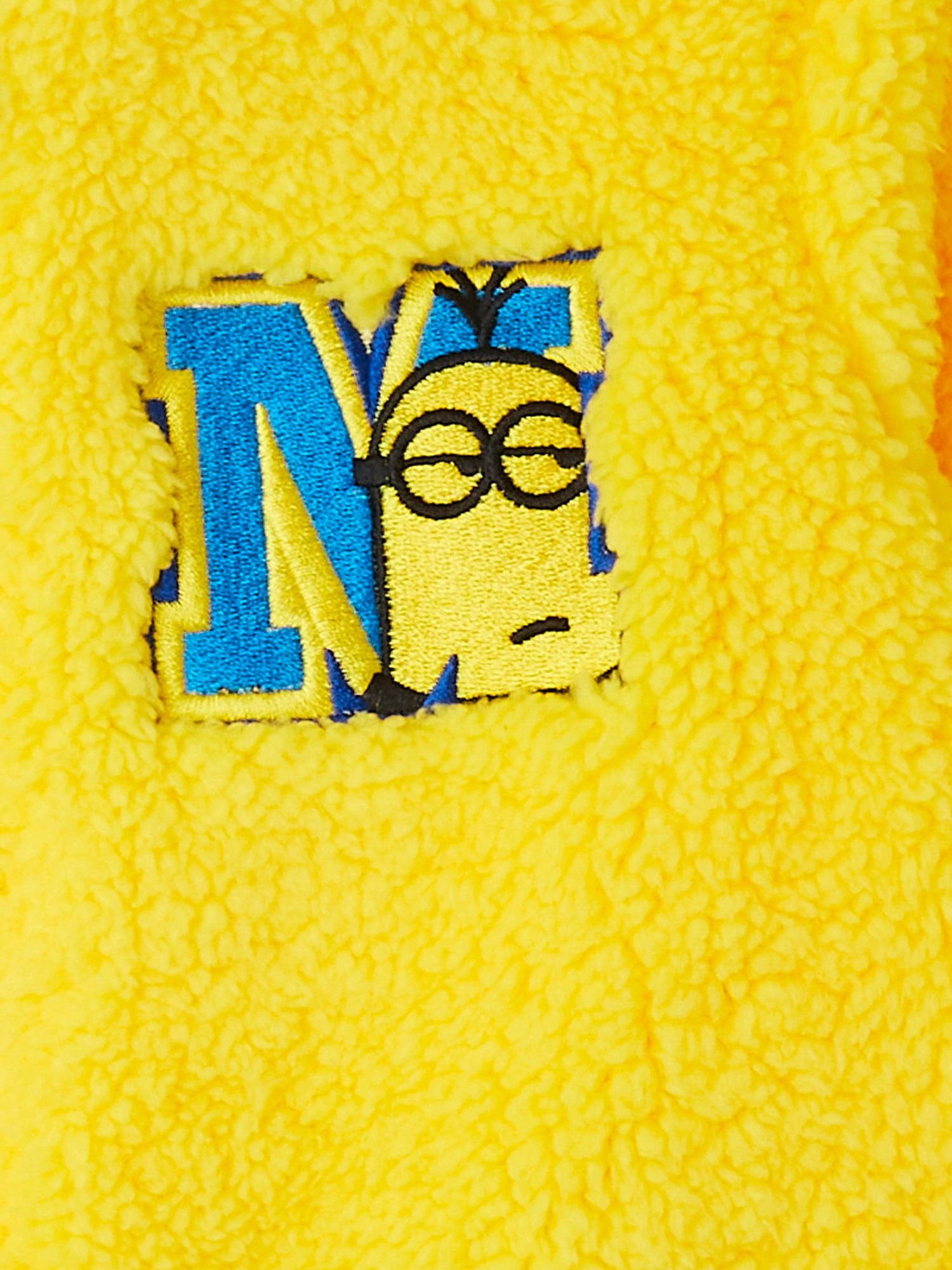 Minions Toddler Cosplay Faux Sherpa Hoodie, Sizes 2T-5T