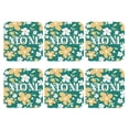thumbnail image 2 of Bingfone Vintage Happy Mother's Day1 Leather Drinks Coasters with Set of 6,Suitable for Home Kitchen,Coffee Cup Coasters Home Gift, 2 of 9