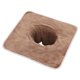 thumbnail image 5 of Toalla para mesa de masaje, cojín para la cabecera de la cama, toalla cómoda para acostarse, almohada facial, Marrón, 5 of 9