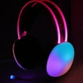 thumbnail image 5 of Wired Rainbow Multicolor Gaming Headset w/ Microphone: Stereo Surround, Bluetooth, 50mm Drivers, Xtreme Lightweight (PS4/PS5/Mac/Xbox/PC), 5 of 11