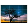 thumbnail image 1 of Trees Forest Ceramic Tile Mural Kitchen Backsplash Bathroom Shower, 401722-L64, 1 of 3