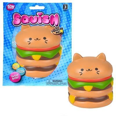 Each 4" Squish Cat Burger 