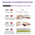 thumbnail image 3 of Finger Splint Soft Home, paquete de 6 unidades, resistente al agua para la artritis, 3 of 8