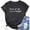 C-Grey513, variant on DHFJKG Women Letter Graphic Tee Casual Short Sleeve T Shirt Crew Neck Loose Fit Summer Top Daily Wear Versatile Tops
