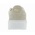 thumbnail image 4 of Puma Suede Platform Gold Casual Women's Shoes, 4 of 4