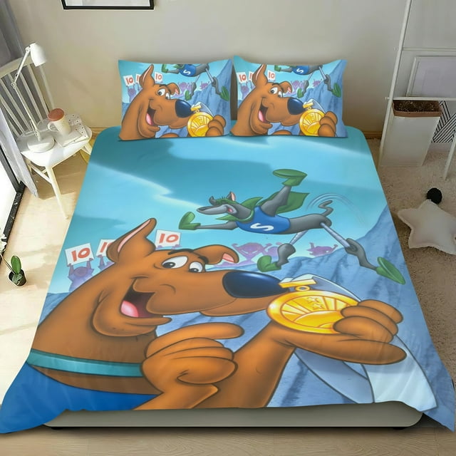 Risa-Olimpiadas Conjunto de sábanas temático, trío de piezas, cómodo y amigable con la piel, diseño único, regalo de decoración para el hogar para familiares, amigos y fans,140cm *210cm
