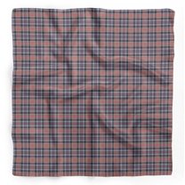 Bimba Brown Check Check Pure Silk Printed Head Bandanas Summer Neck Wrap Scarf 40 x 40 Inches