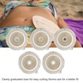 thumbnail image 3 of Ostomy Barrier Rings, 5pcs Clear Scale Moldable Ostomy Rings Adhesive  for Excreta Collection, 3 of 7