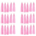 thumbnail image 4 of EXHUMKY Pink Paper Tassels Tassel Gar for Wedding and Party Decorations 30Pcs, 4 of 8