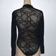 thumbnail image 5 of Pijama de una pieza de manga larga con cuello alto y textura sexy de estilo europeo y americano, lencería sexy transparente, 5 of 5
