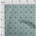 thumbnail image 2 of oneOone Rayon Dusty Teal Green Fabric Block Craft Projects Decor Fabric Printed By The Yard 56 Inch Wide, 2 of 5