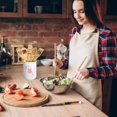 thumbnail image 7 of 8 Pcs Ceramic Utensil Holder with Wooden Spoon Set Kitchen Gadget Utensil Wooden Spatulas Set Cooking Mom Gift Cooking Tool for Hostesses Warming Kitchen Accessories for Mother's Day, 7 of 7