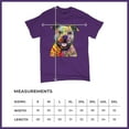thumbnail image 5 of Tee Hunt Beware of Pit Bull T-Shirt Dean Russo Art Colorful Cute Dog Men's Tee, Purple, 3X-Large, 5 of 5