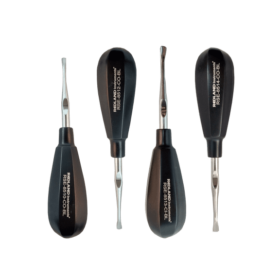 REDLAND DENTAL Atraumatic Extraction Luxation elevator Blackline TITANIUM Kit