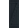 thumbnail image 5 of Ekena Millwork 21 1/2"W x 63"H True Fit PVC Four Board Joined Board-n-Batten Shutters w/Z-Bar, Starless Night Blue (Per Pair - Hardware Not Included), 5 of 8