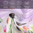 thumbnail image 6 of Purple Easter Cloth Napkins, Spring Botanical Floral Rabbit Butterfly Washable and Reusable Dinner Napkins Set of 2, Table Napkin for Kitchen Party Birthday Wedding Hotel Housewarming 20"x20", 6 of 9