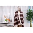thumbnail image 2 of Chic Home Shady Snuggle Hoodie Blanket 51" x 71" Brown, 2 of 5
