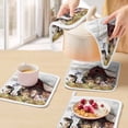 thumbnail image 5 of Farmhouse Animals Pot Holders for Kitchen Heatproof Potholder, 5 Pack Cow Pig in Fence Retro Wood Barn Hot Pads Multipurpose Oven Pads Cloth Potholders Trivet for Cooking Baking, 5 of 8
