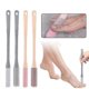thumbnail image 1 of 2pcs Silicone Toe Gap Cleaning Brush, Foot Cleaning Brush, Foot Brush for Shower with Long Handle, Exfoliation Tool Brush for Elderly, 1 of 5