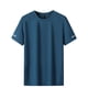 thumbnail image 1 of Camiseta de manga corta de seda helada para hombre: camiseta informal elástica, transpirable y de secado rápido para el verano, cómoda para practicar deporte y relajarse, 1 of 4