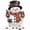 #01-Snowman, variant on Christmas Snowman Wooden Jigsaw Puzzle for Adults, Colorful Holiday Puzzle (8.2x8.2 Inch) for Anniversary Birthday Gift