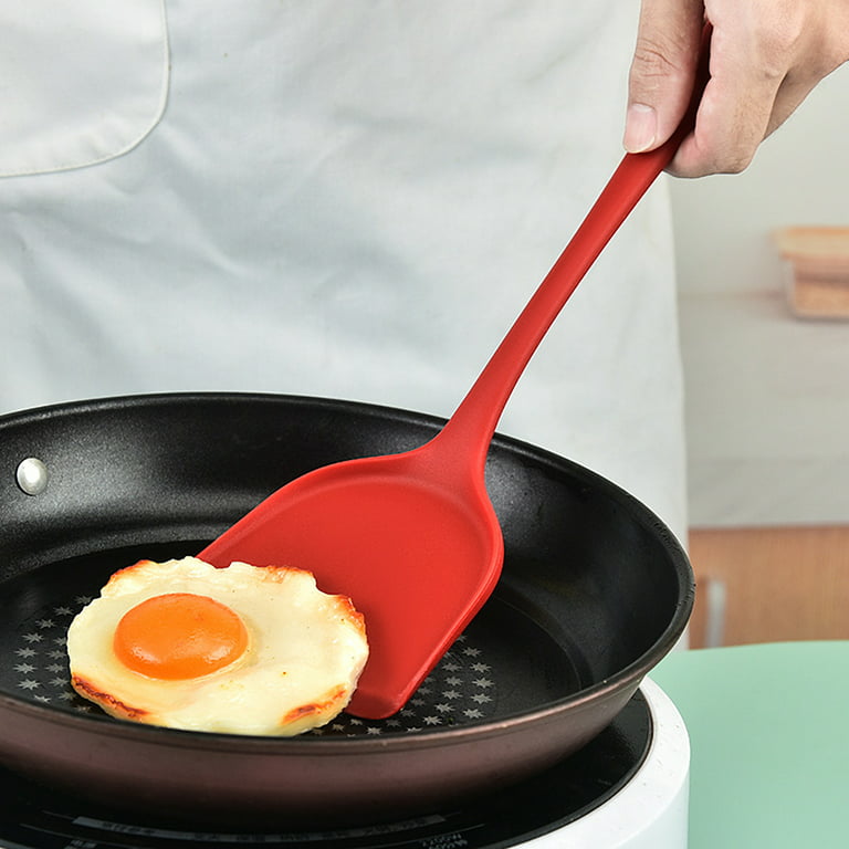 Non-stick Silicone Spatula Beef Meat Egg Kitchen Scraper Wide