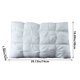 thumbnail image 3 of Núcleo de Almohada de Flor Trenzada | Alternativa de Alta Elasticidad para Abajo | Almohada ergonómica de nylon de spandex con soporte | 29x19in | Transpirable, Duradero, Blanco o Gris | Diseño, 3 of 7