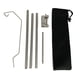 thumbnail image 5 of Almacenamiento de clavijas de tienda Estante de almacenamiento de estacas de tienda de aleación de aluminio para viajes de mochilero JShteea  El nuevo, 5 of 9
