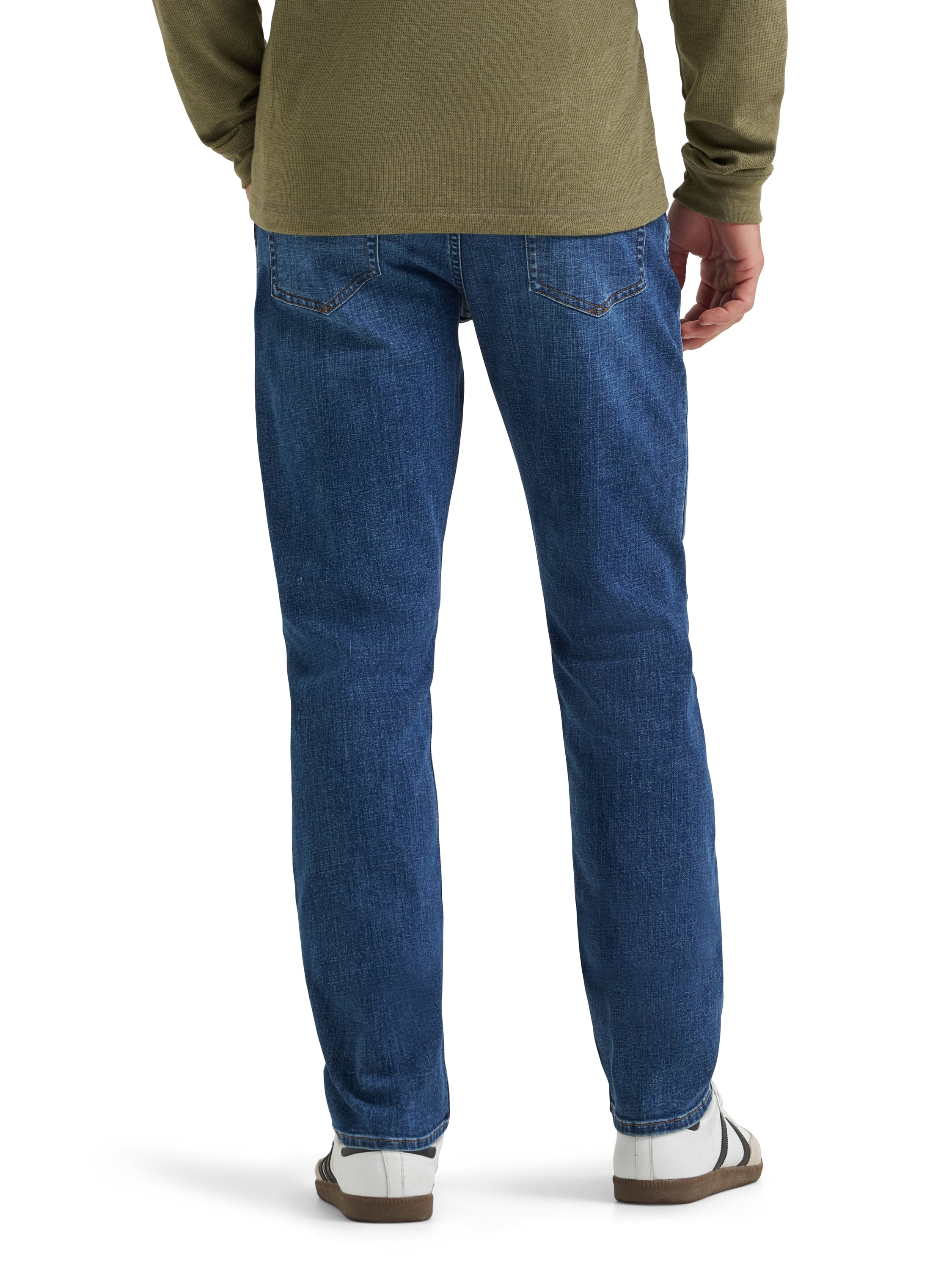 Wrangler® Men's All Day Flex Taper Fit Denim Jeans with Performance Waistband