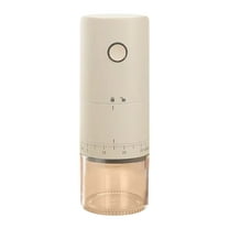 Yooshoverk Electric Coffee Grinder - Portable USB Rechargeable Bean Mill - 15g Capacity for Espresso Drip - Compact Kitchen Gadget w/ Stainless Steel Blade