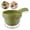 Green, variant on Agiufgs Fruit and Vegetable Washing Basin, 2-in-1 Drain Basket and Soaking Bowl with Raised Bottom, for Kitchen Prep, White